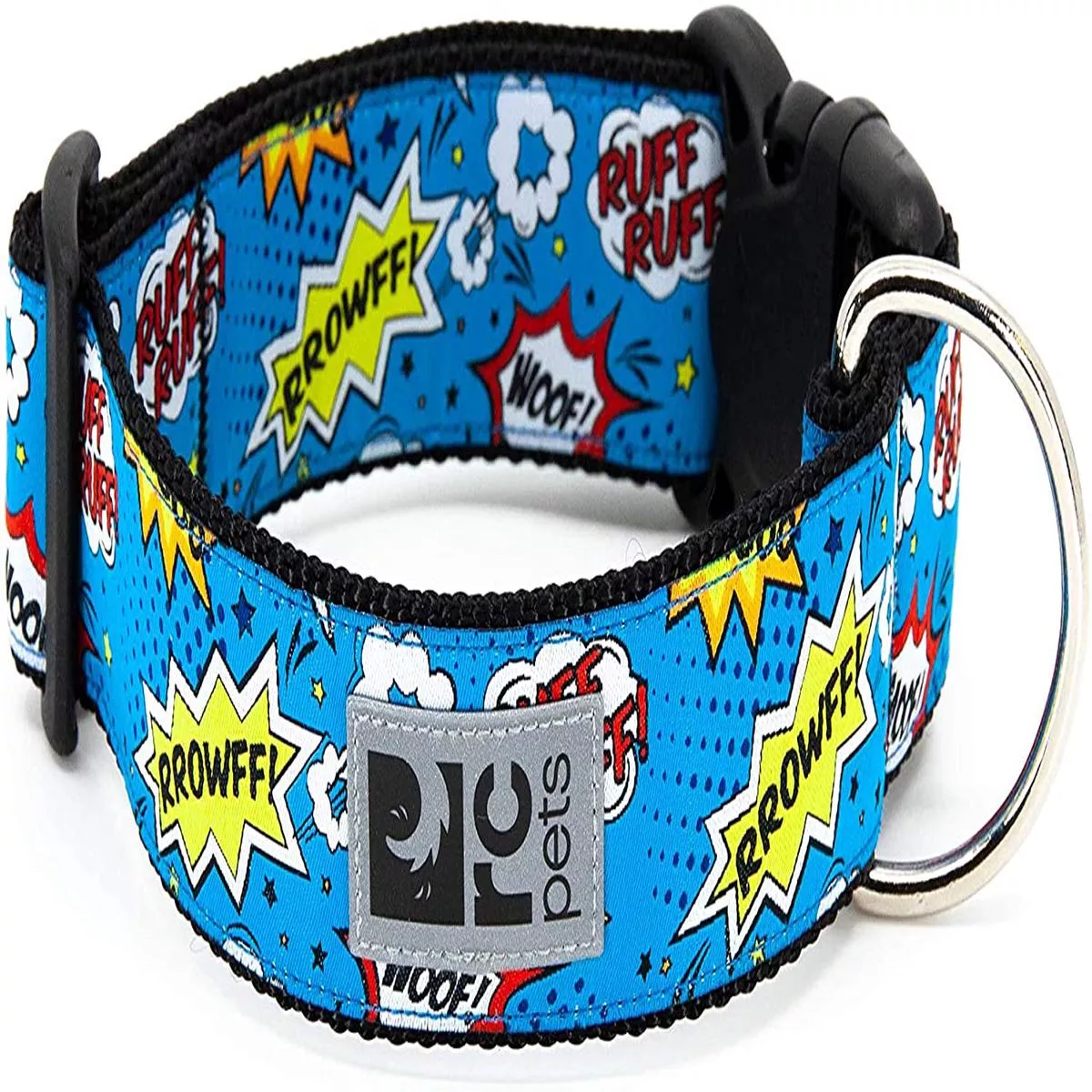 RC Pets Wide Clip Dog Collar, Comic Sounds