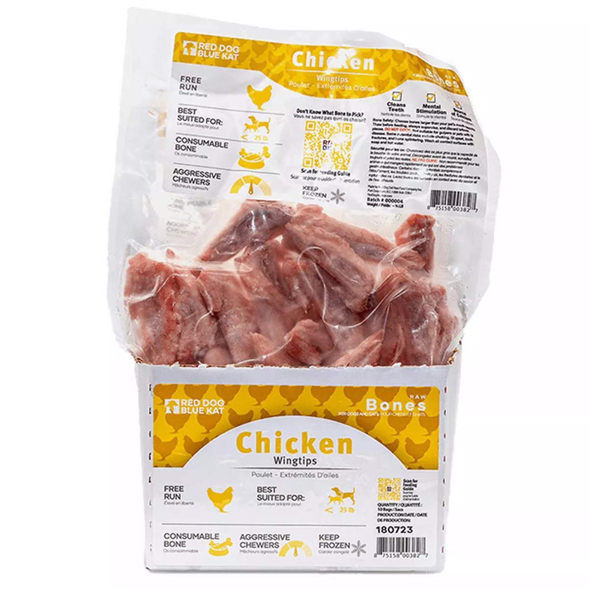 Red Dog Blue Kat Chicken Wing Tips, 0.75lb