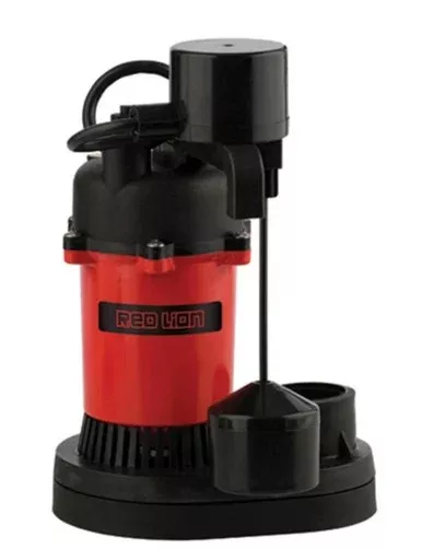 Red Lion Thermoplastic Sump Pump with Vertical Float Switch 3200 Gph