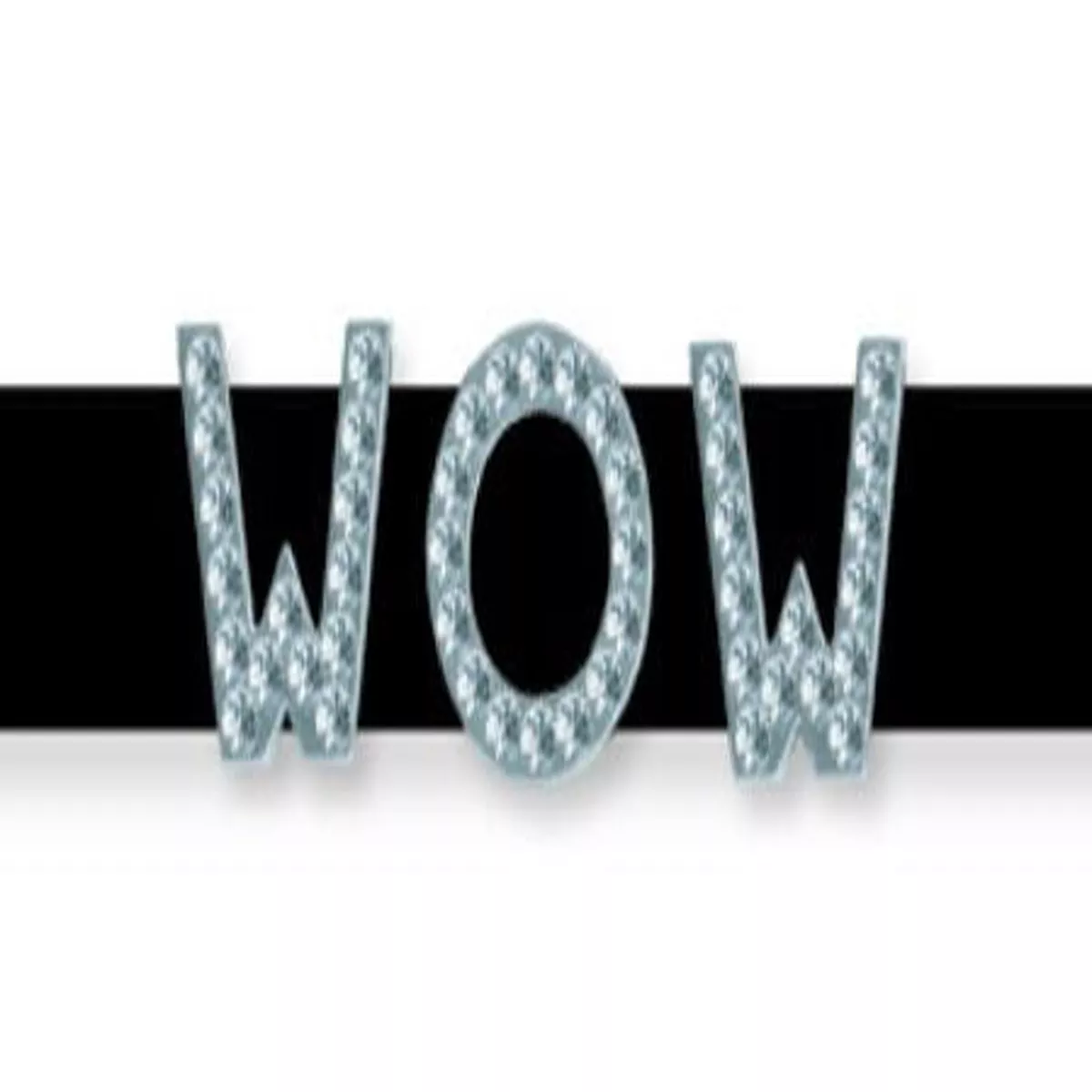 Refil Pack Letter U Rhinestone Crystal 18mm