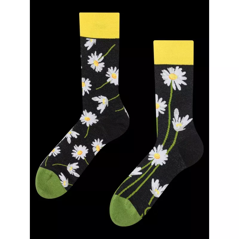 Regular Socks Daisies at Night