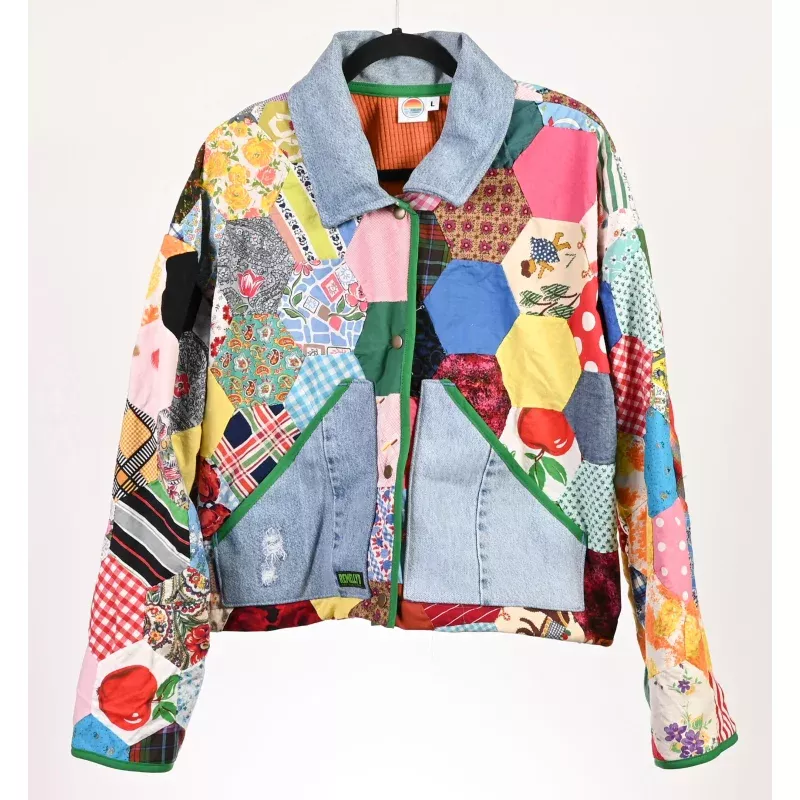 ReMelly'd Chore Coat Cropped Length- Large