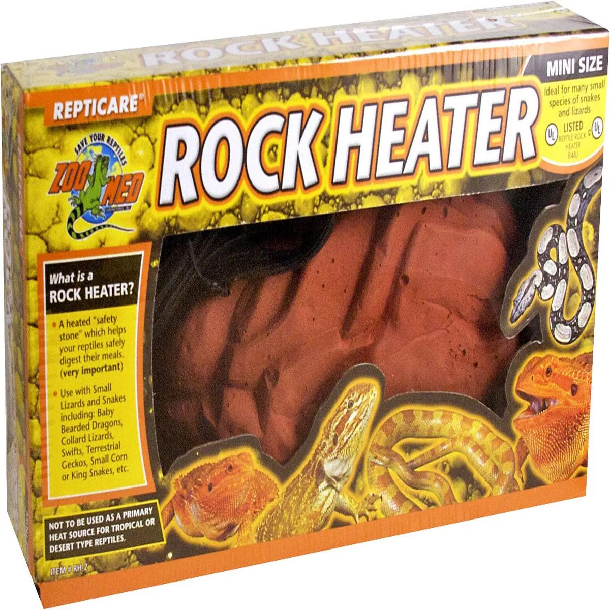 Repticare Rock Heater – RED | MINI-5 WATT