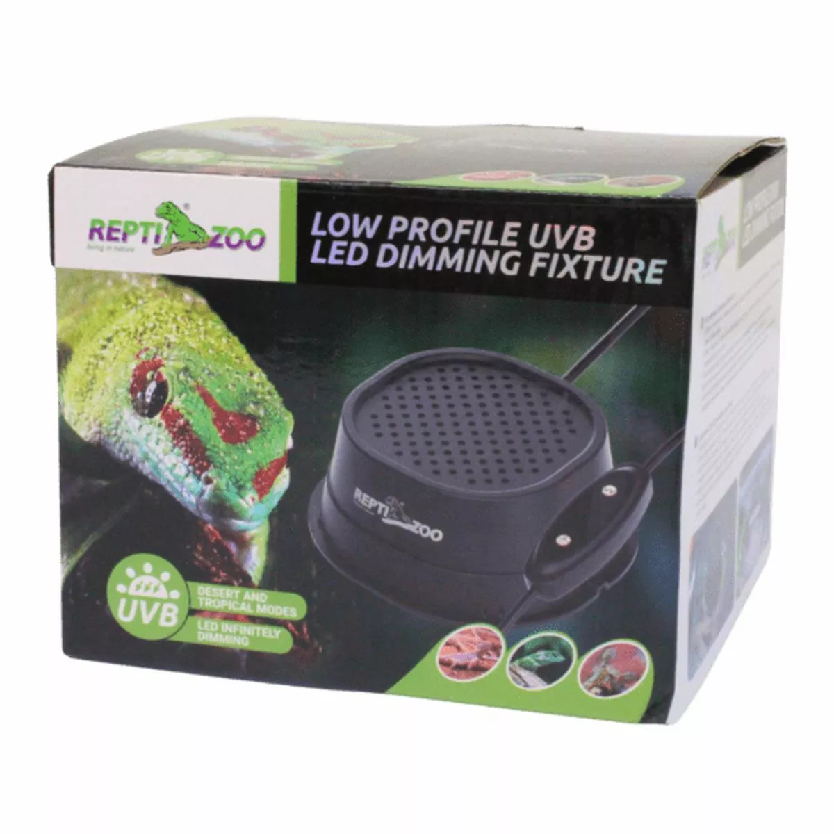 Reptizoo Low Profile UVB LED Dimming Fixture