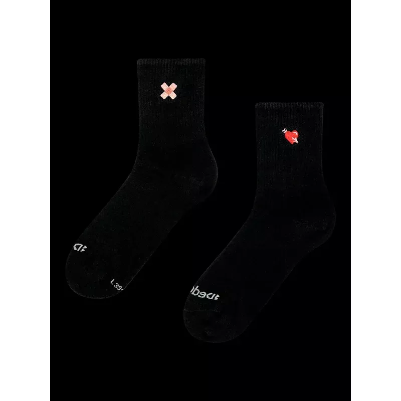Ribbed Mid Calf Socks Still Healing