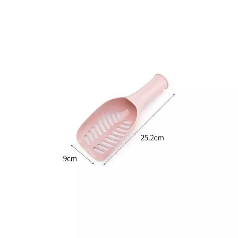 Rough Handle Cat Litter Scoop With Box 25*9.5Cm