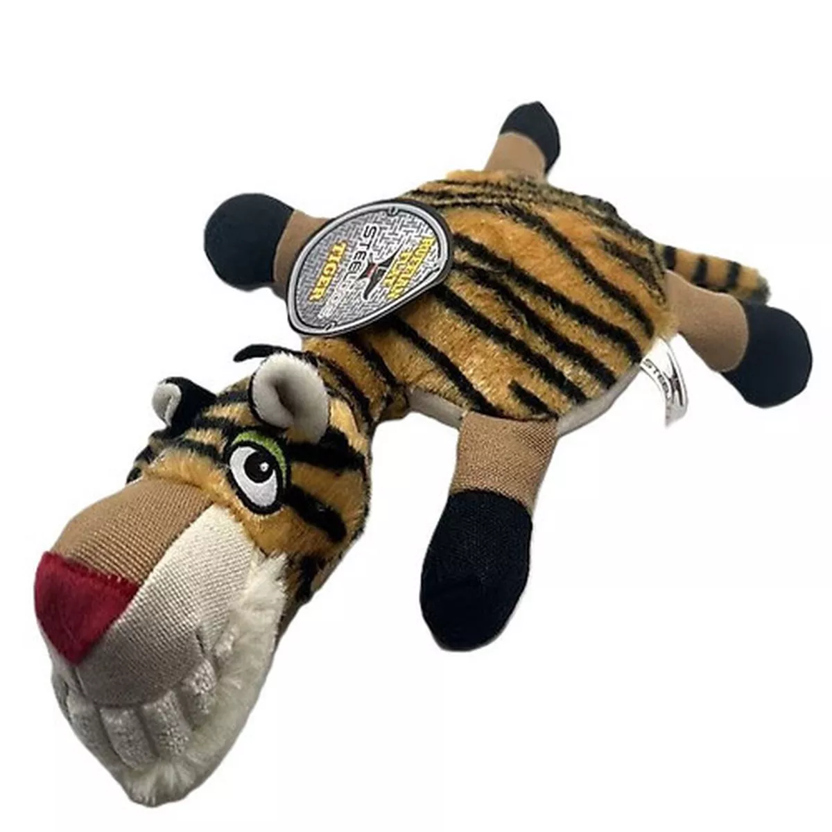 Ruffian Flat Tiger Dog Toy