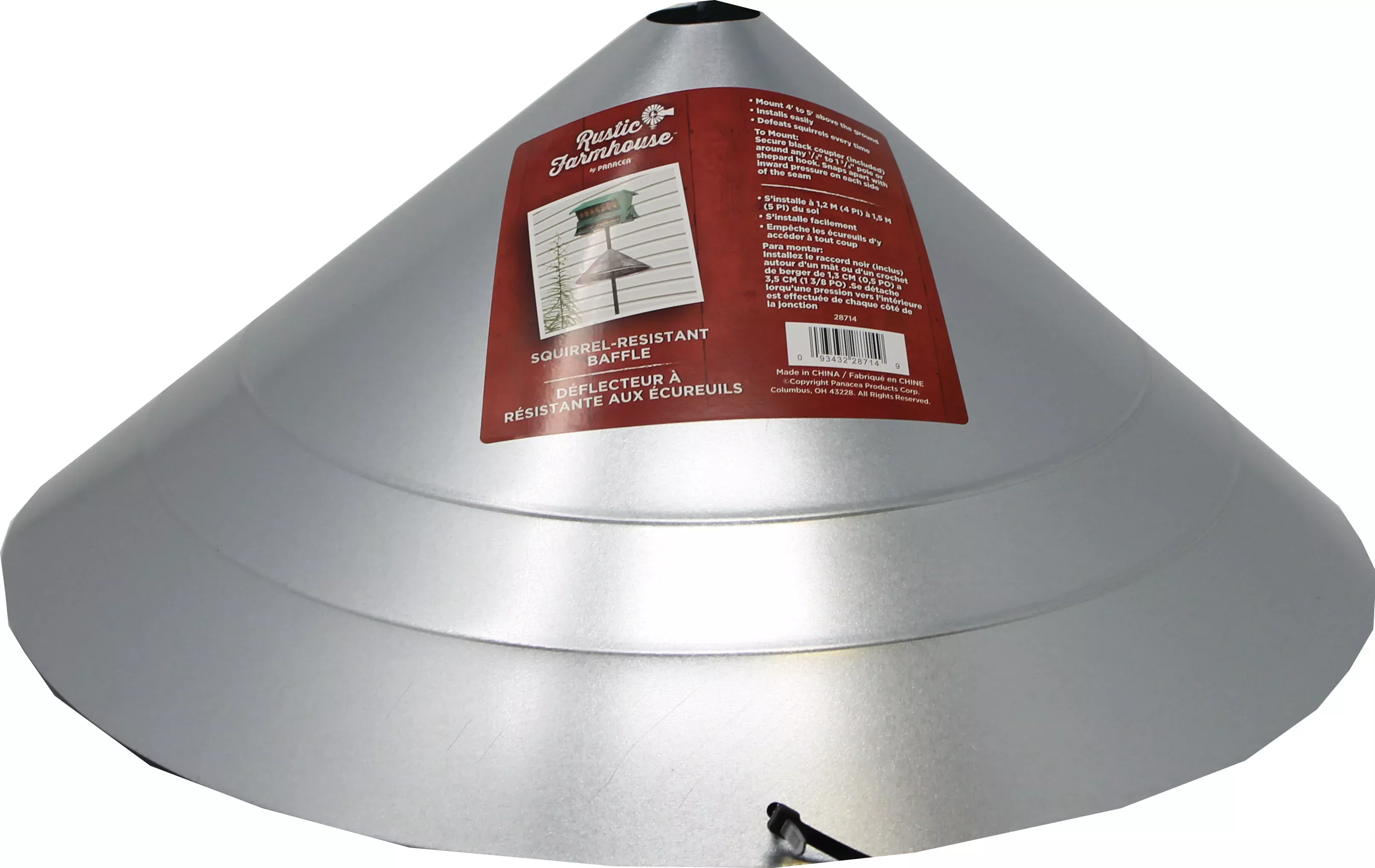 Rustic Farmhouse Squirrel-Resistant Baffle