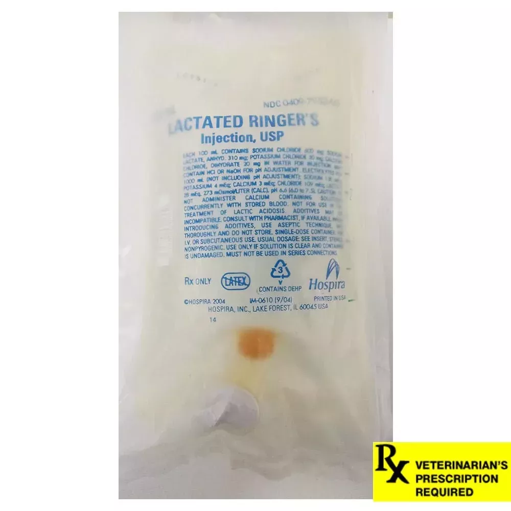 Rx Lactated Ringer’s Electrolyte Injection Solution