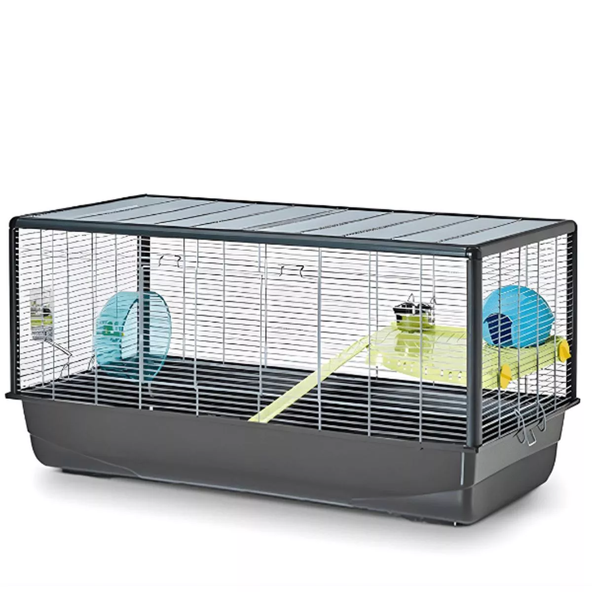 Savic Hamster Plaza 100 | Flat Pack Small Animal CageSilver
