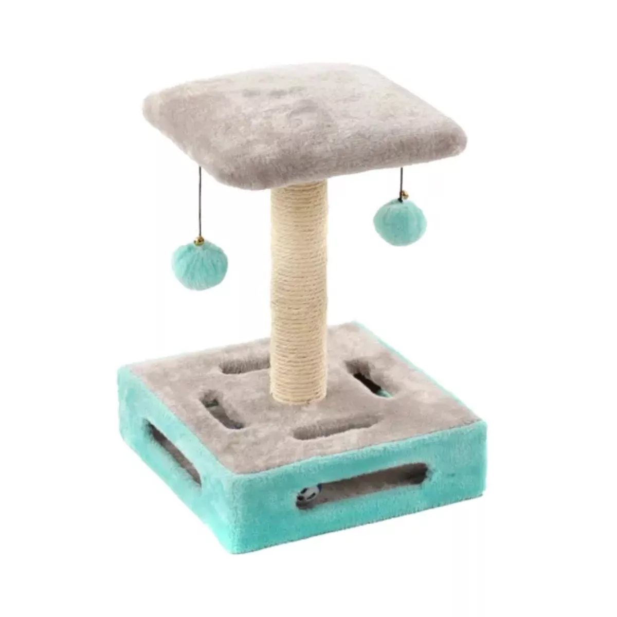 SCRATCHING TREE CYA 1 TURQUOISE & GREY
