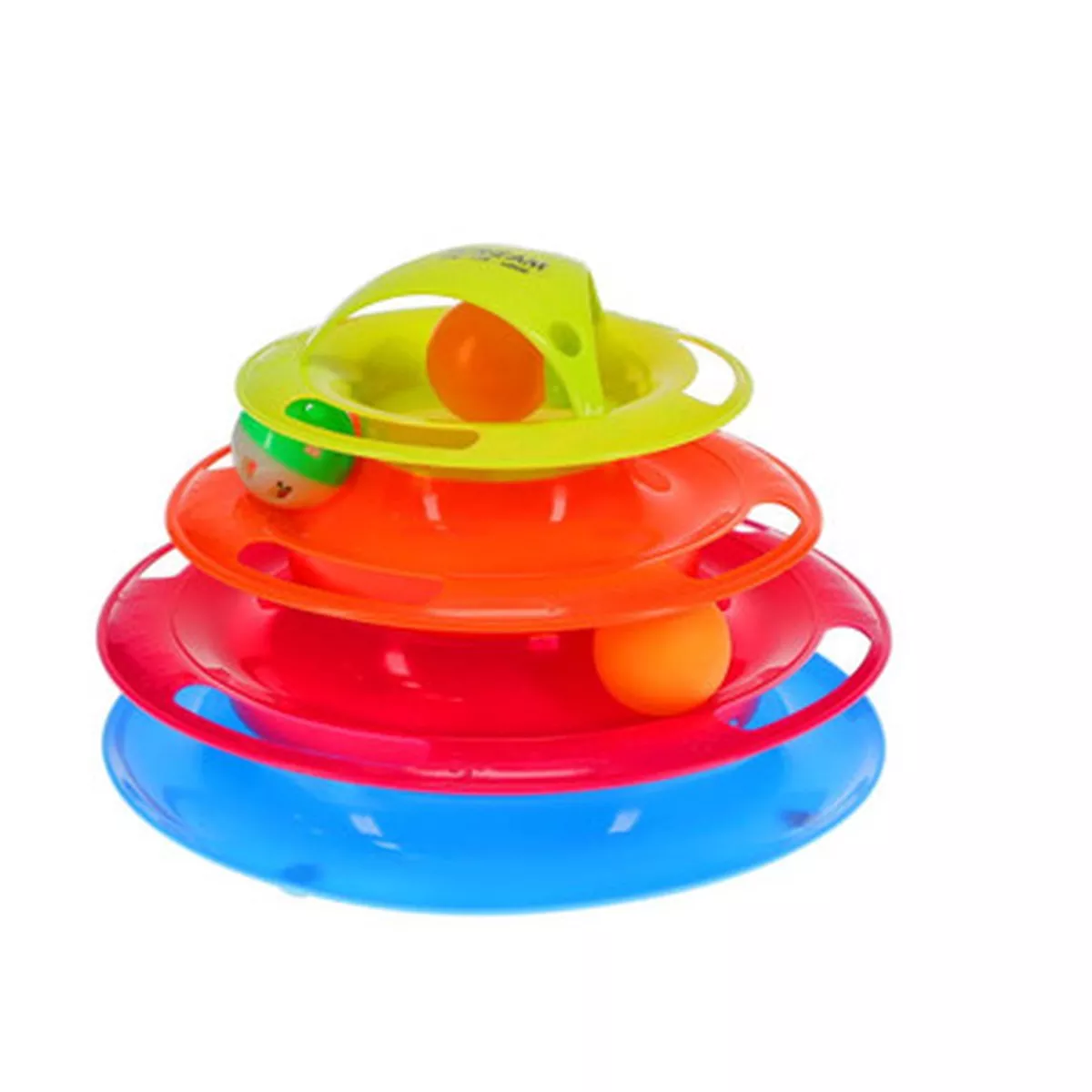Scream Triple Layer Orb Tower Cat Toy