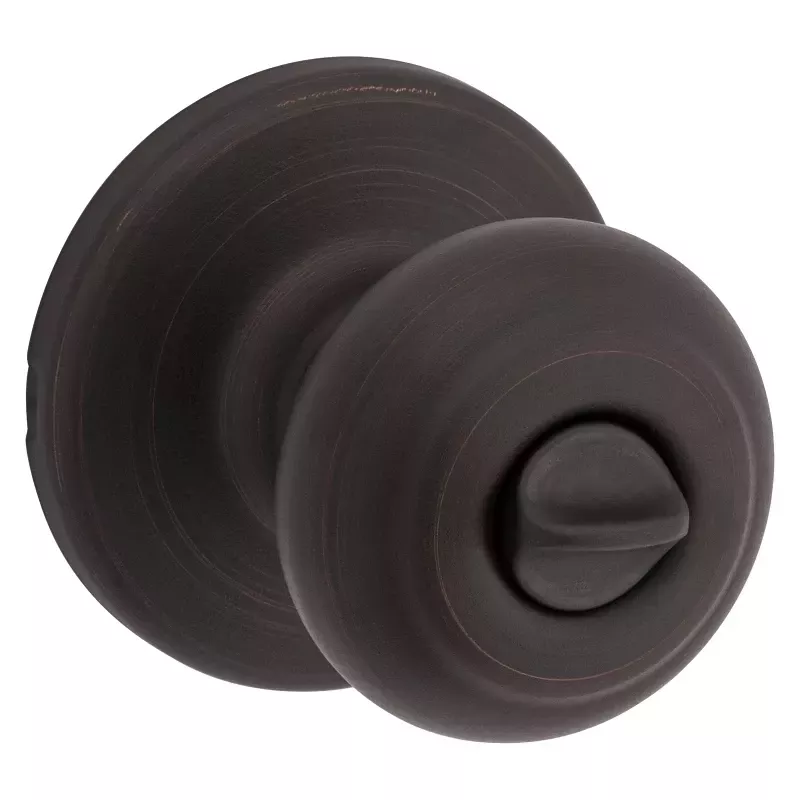 Security Cove Privacy Lockset, Venetian Bronze