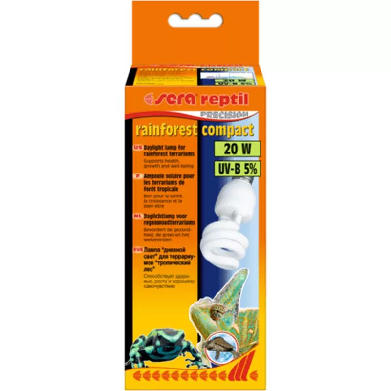 Sera-reptil rainforest compact 20W 5% UV-B