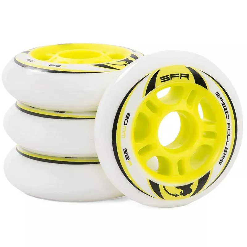 SFR Inline Wheels – White/Yellow