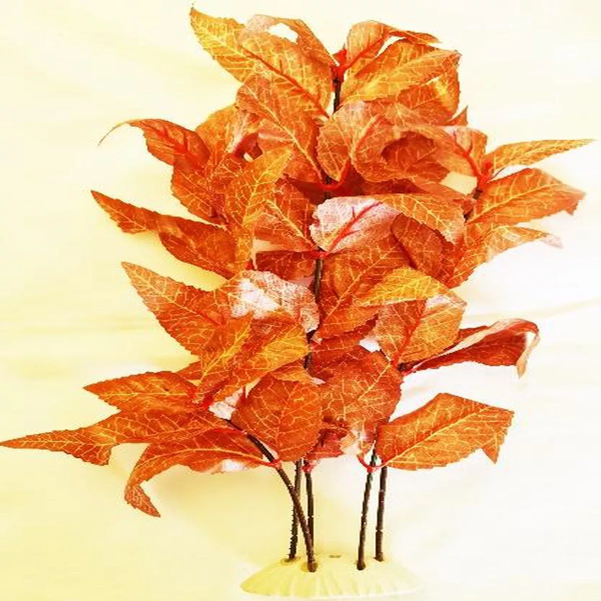SILK PLANT ORANGE 16 40cm