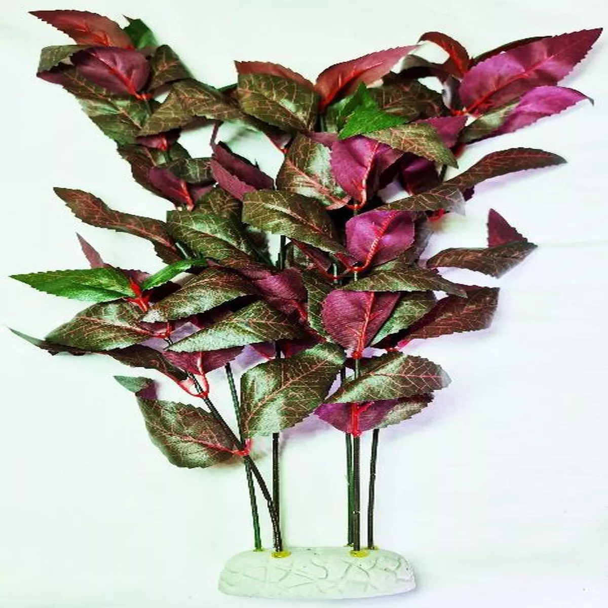 SILK PLANTS GREEN & BROWN LEAF 20 50cm