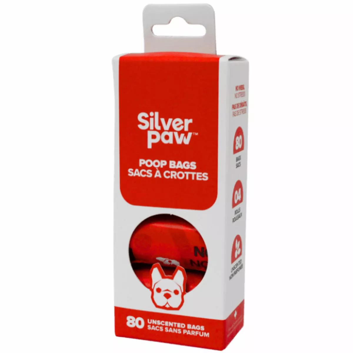 Silver Paw Unscented Poop Bags