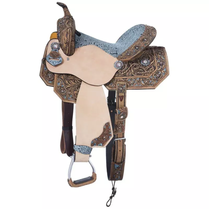 Silver Royal Skylar Barrel Saddle Medium Antique