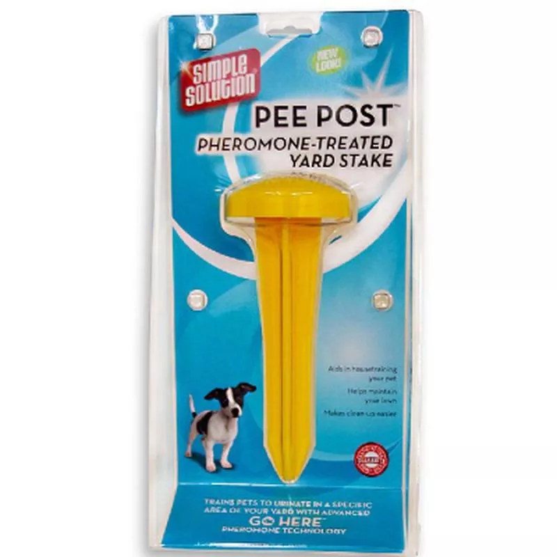 Simple Pee Post Yard Stake