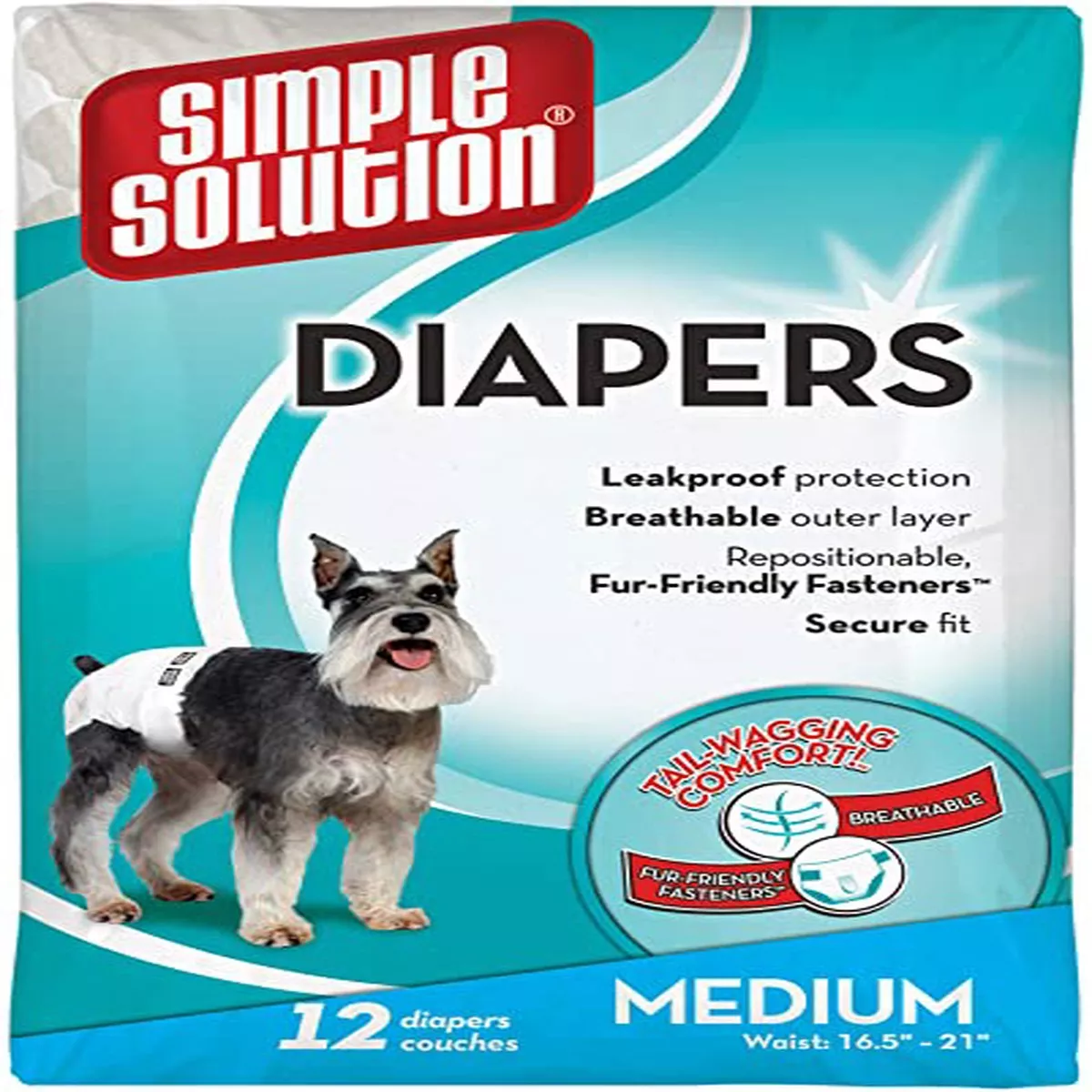 Simple Solutions Disposable Diapers M - FEMALE