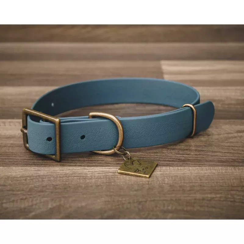 Slate Blue Buckle Collar No