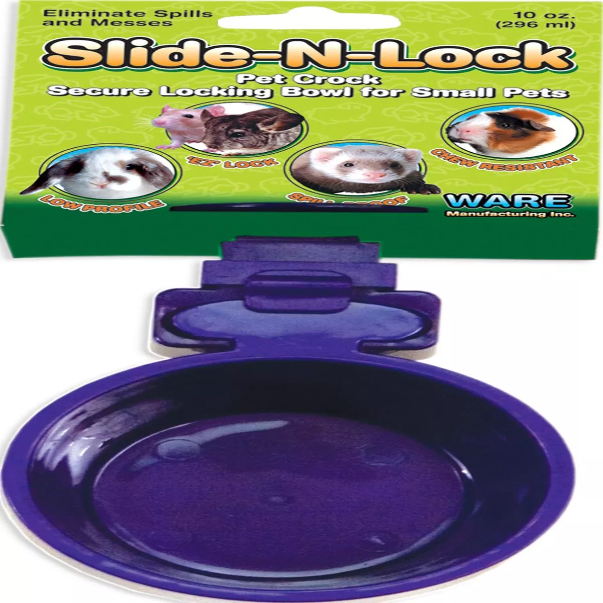 Slide-N-Lock Pet Crock – 10 OZ