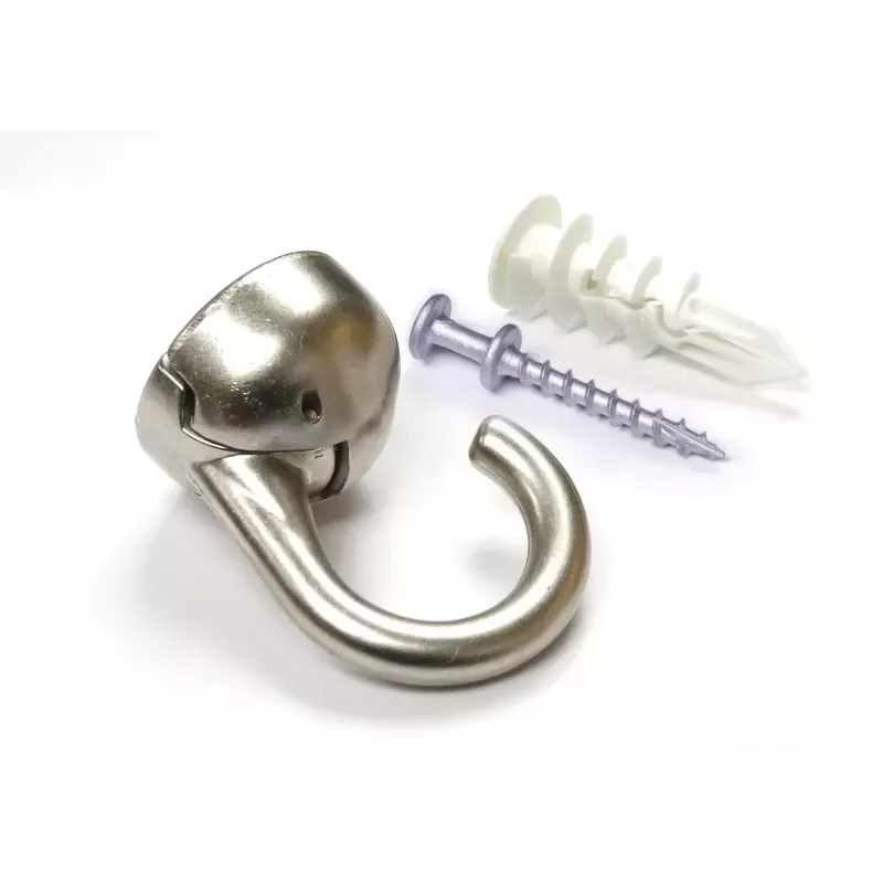 Small Silver Metal 2 In. L Ceiling Hook 20 Lb 1 Pk