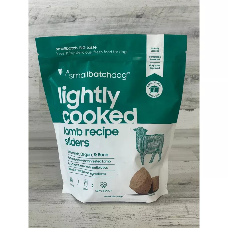 Smallbatch Lightly-Cooked Lamb Dog Food