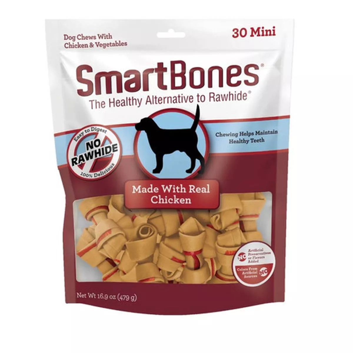 SmartBones Artificial-Free Chicken Dog Treats