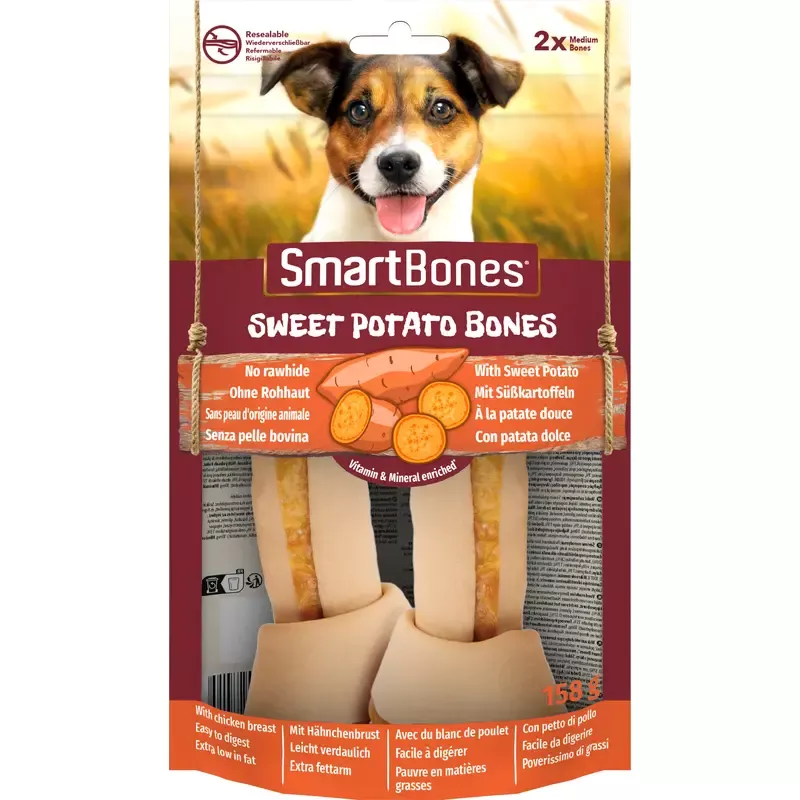 SmartBones Sweet Potato Medium 2 Pk