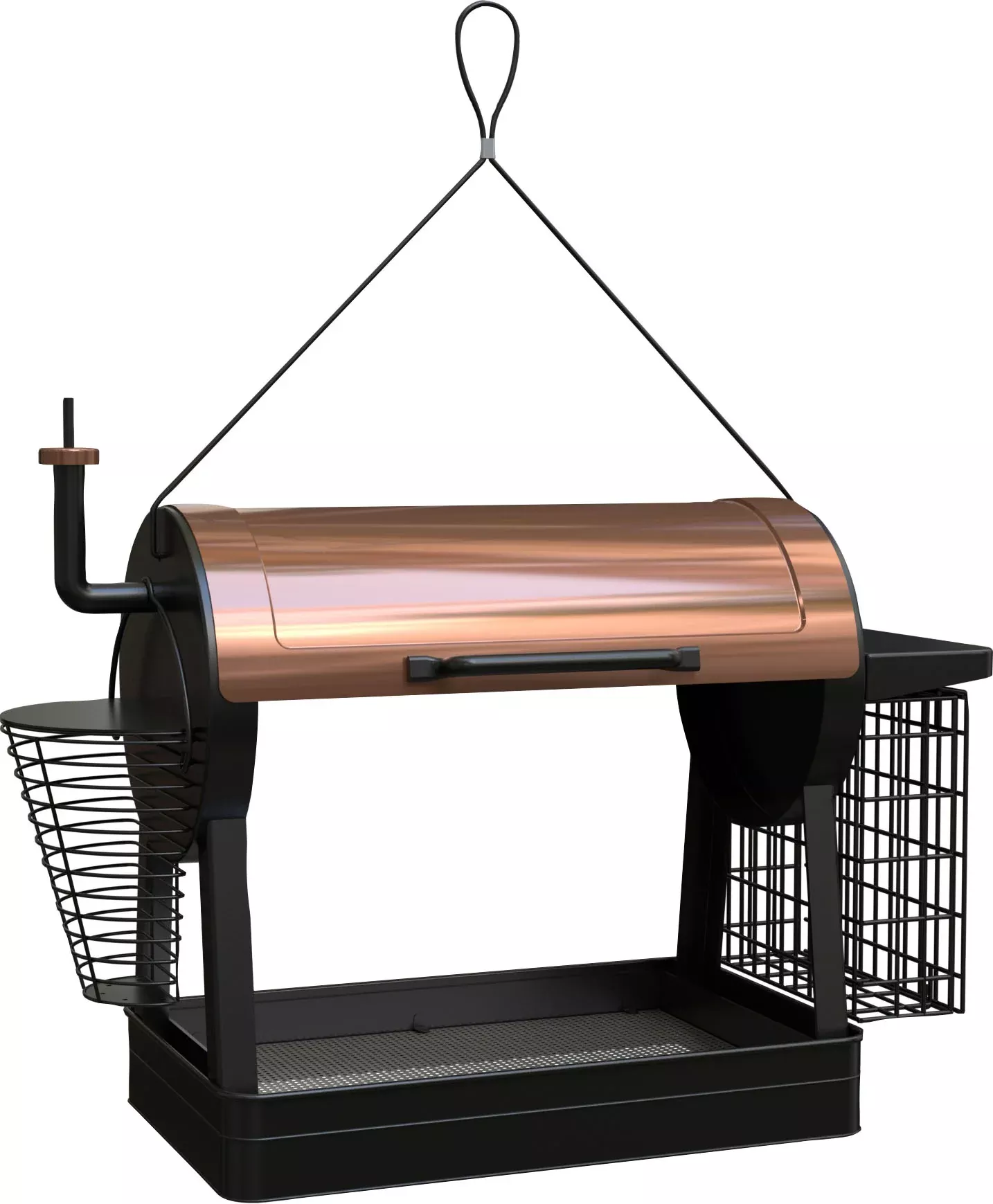 Smoker Grill Feeder