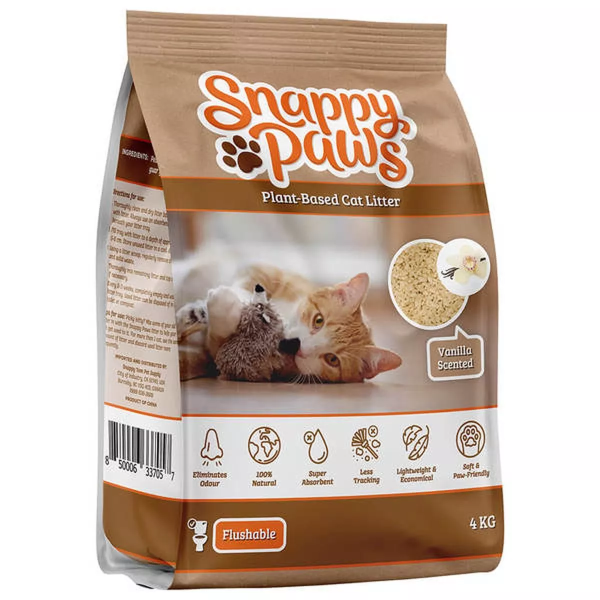Snappy Paws Cat Vanilla Scent