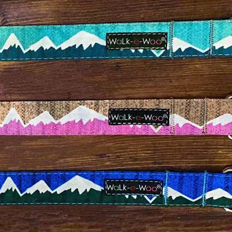 Snowcap Leash 1" Wintergreen