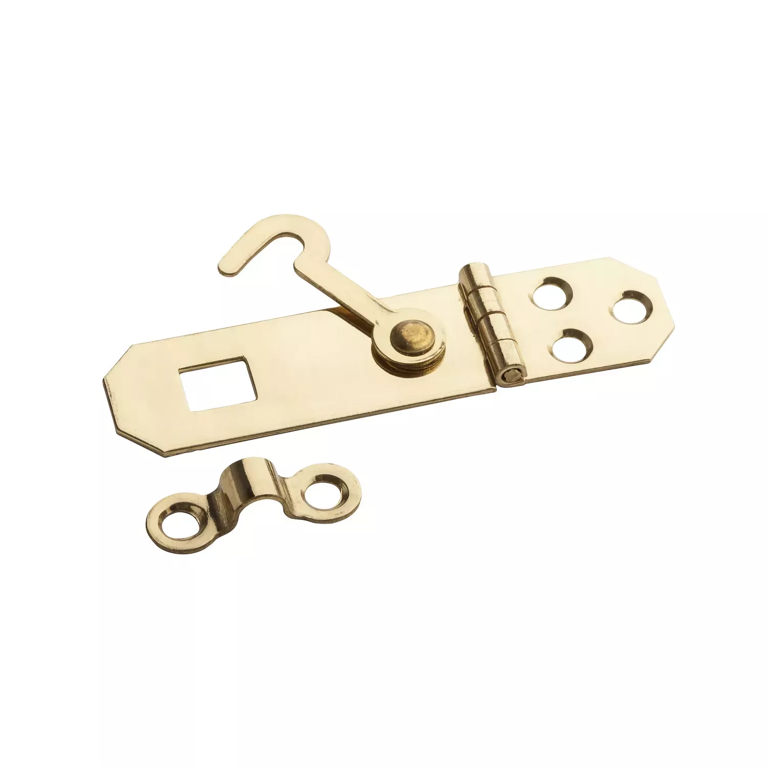Solid Brass 2-3/4 In. L Hasp W/hook 1 Pk
