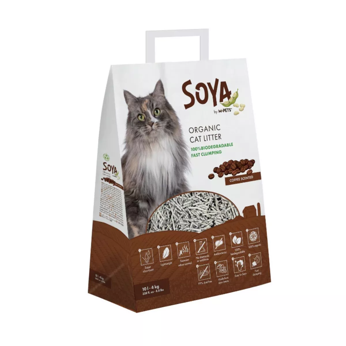 SOYA Cat Litter COFFEE 4kg 10L