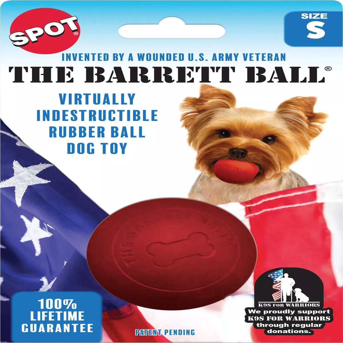Spot Barrett Ball – RED | 2.5 IN