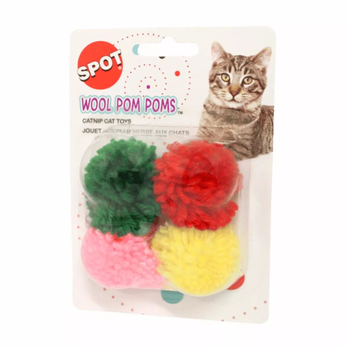 Spot Wool Pom Poms Catnip Cat Toy