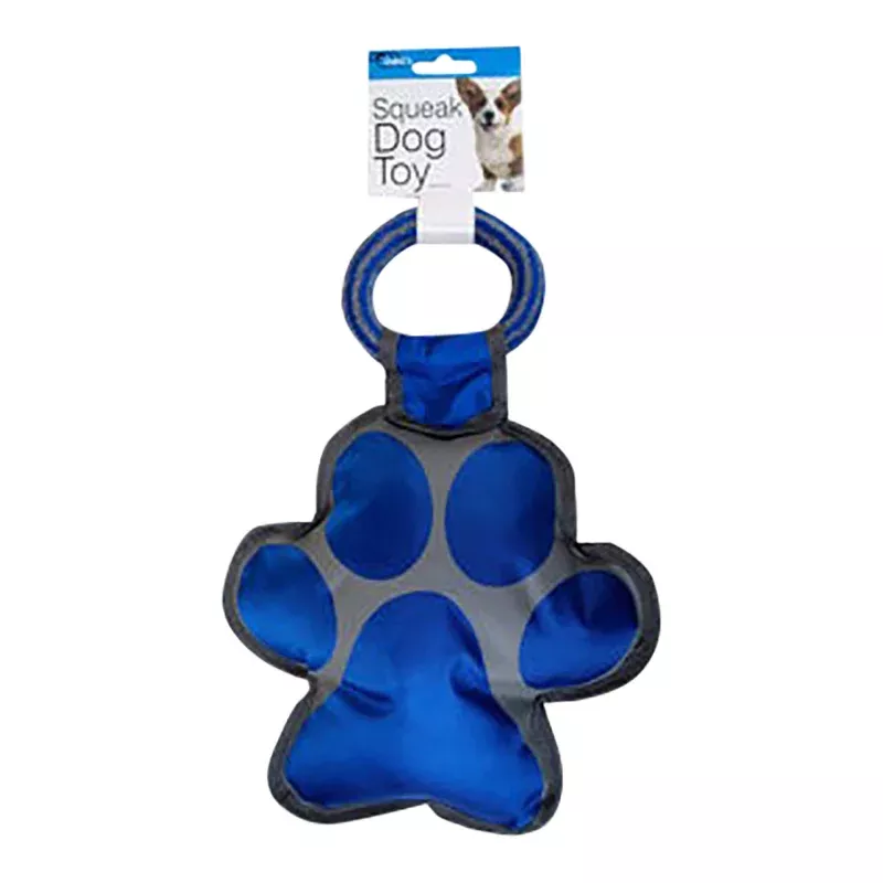 Squeak Paw Dog Toy, 13" Blue