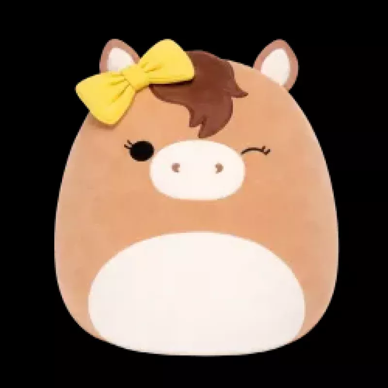 Squishmallows Tomar the Winking Brown Horse, 13 cm