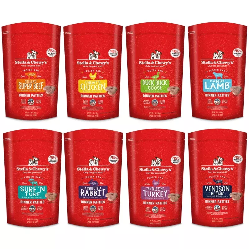 Stella & Chewys Frozen Raw Dinner Patties