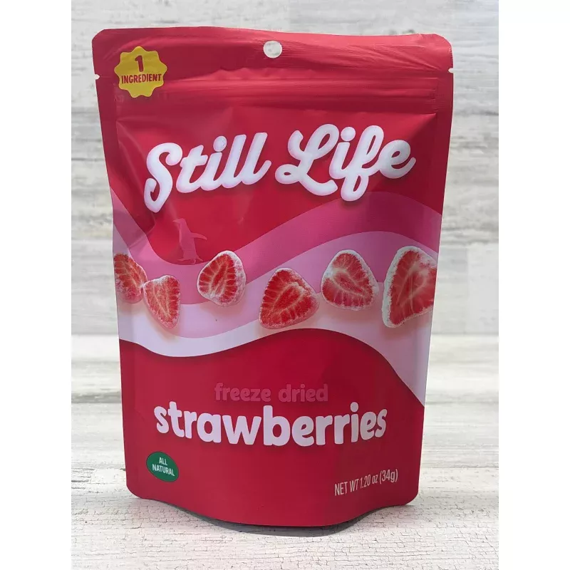 Still Life Freeze-Dried Strawberries