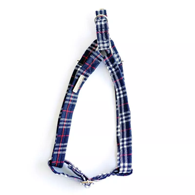 Strap Harness Tartan Around MediumSilver