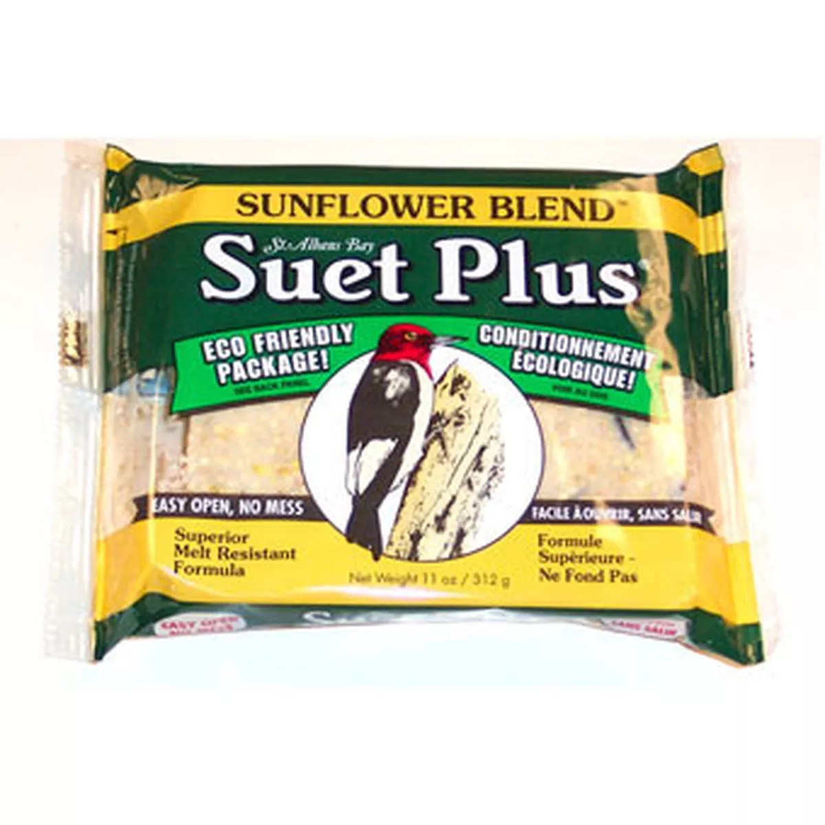 Suet Plus Sunflower Blend Suet Cake, 11 oz.