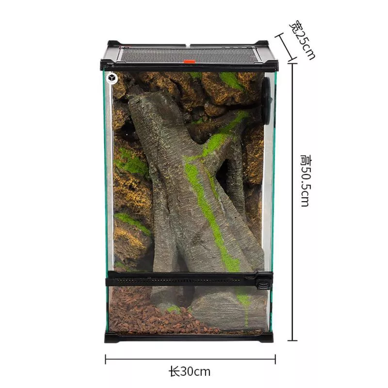 Tank For Reptiles With Gray Tree View 237.5