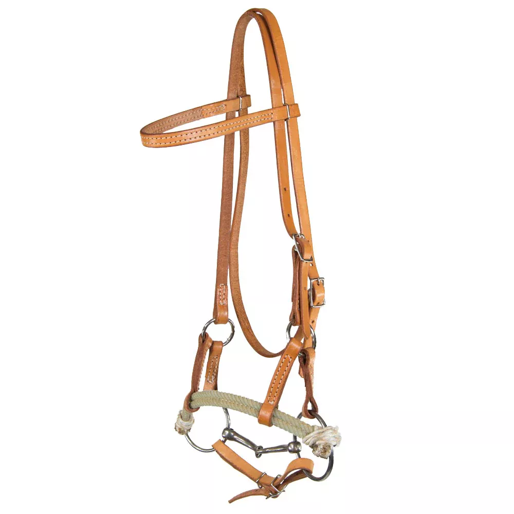 Teskey’s Double Rope Nose Side Pull w/Snaffle