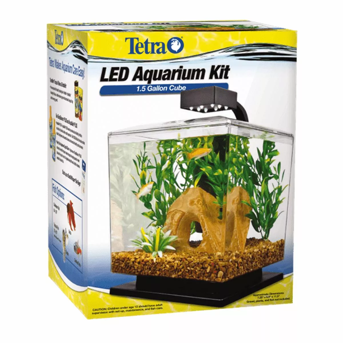 Tetra LED Aquarium Kit – 1.5 Gallon Cube