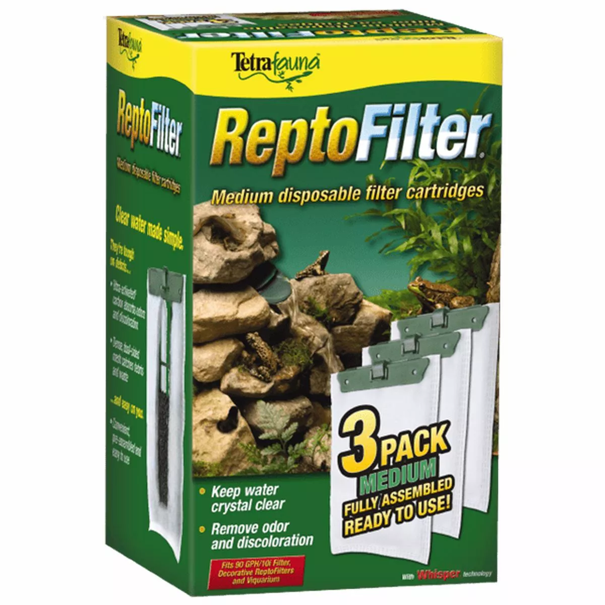 Tetra ReptoFilter Medium Disposable Filter Cartridges
