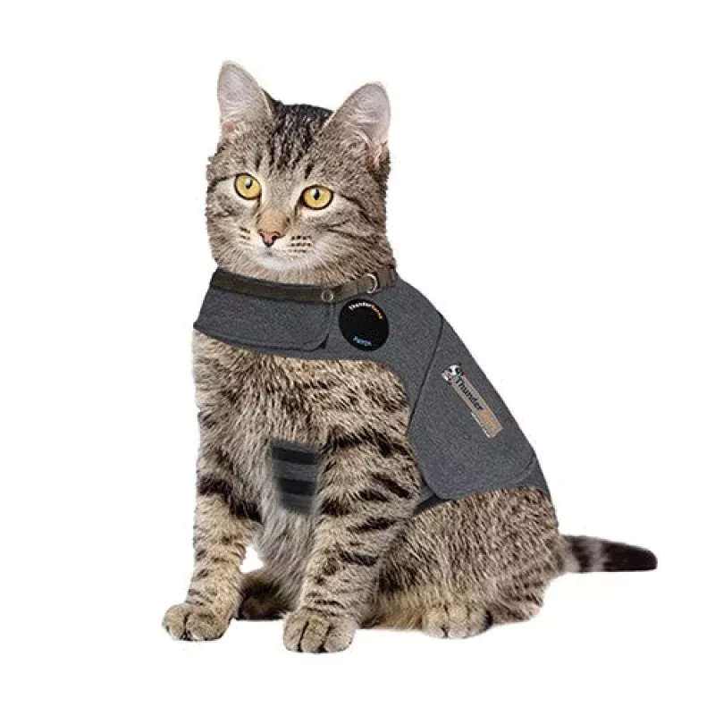 THUNDERSHIRT CATS MEDIUM GREY