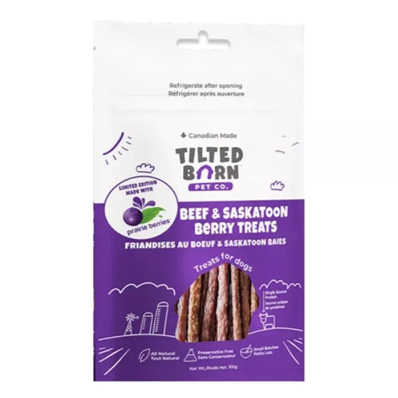 Tilted Barn - Beef & Saskatoon Berry Treats - Limited Edition